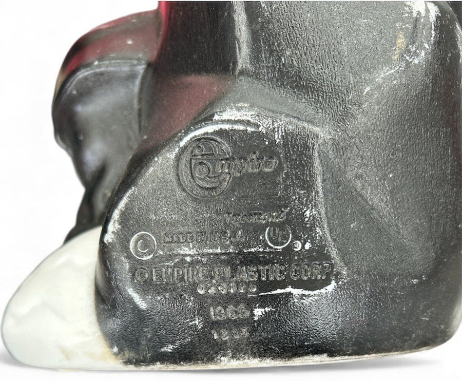 Christmas Empire Plastics 1969 Santa Holding a Bell Blow Mold
