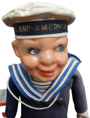 Doll Holland America Cruise Line Sailor Vintage Antique Collectible 1930s