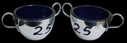 Silverplate 25th Anniversary Sugar Bowls Serveware Vintage Collectible