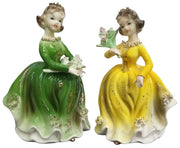 Artmark Original Ceramic Figures Set Of 2 Vintage Collectible Gift Idea 1960s