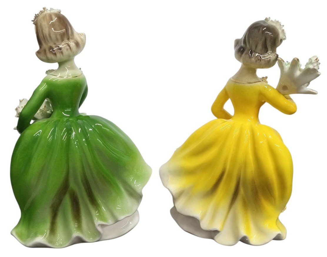 Artmark Original Ceramic Figures Set Of 2 Vintage Collectible Gift Idea 1960s