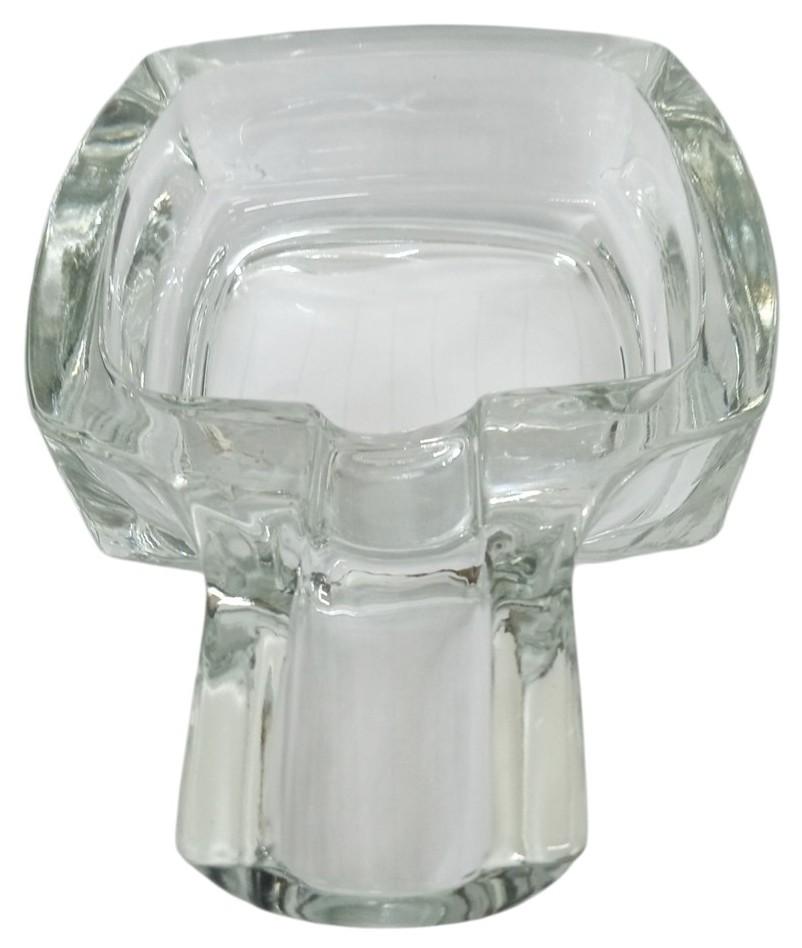 Glass Ashtray For Cigars Clear Vintage Collectible Decorative Art Glass Gift