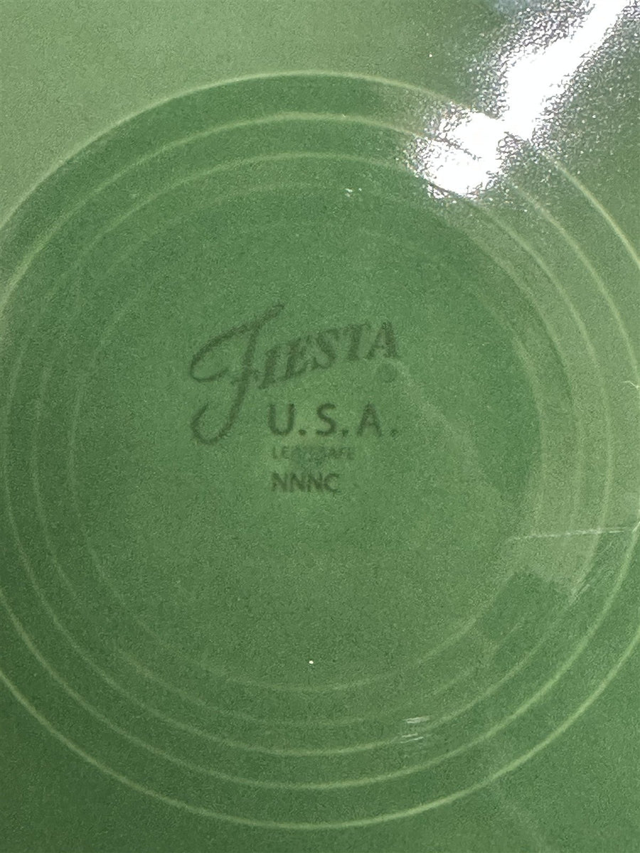 Fiesta - Jade Green Bistro Coupe Dinner Plate Homer Laughlin Ceramic