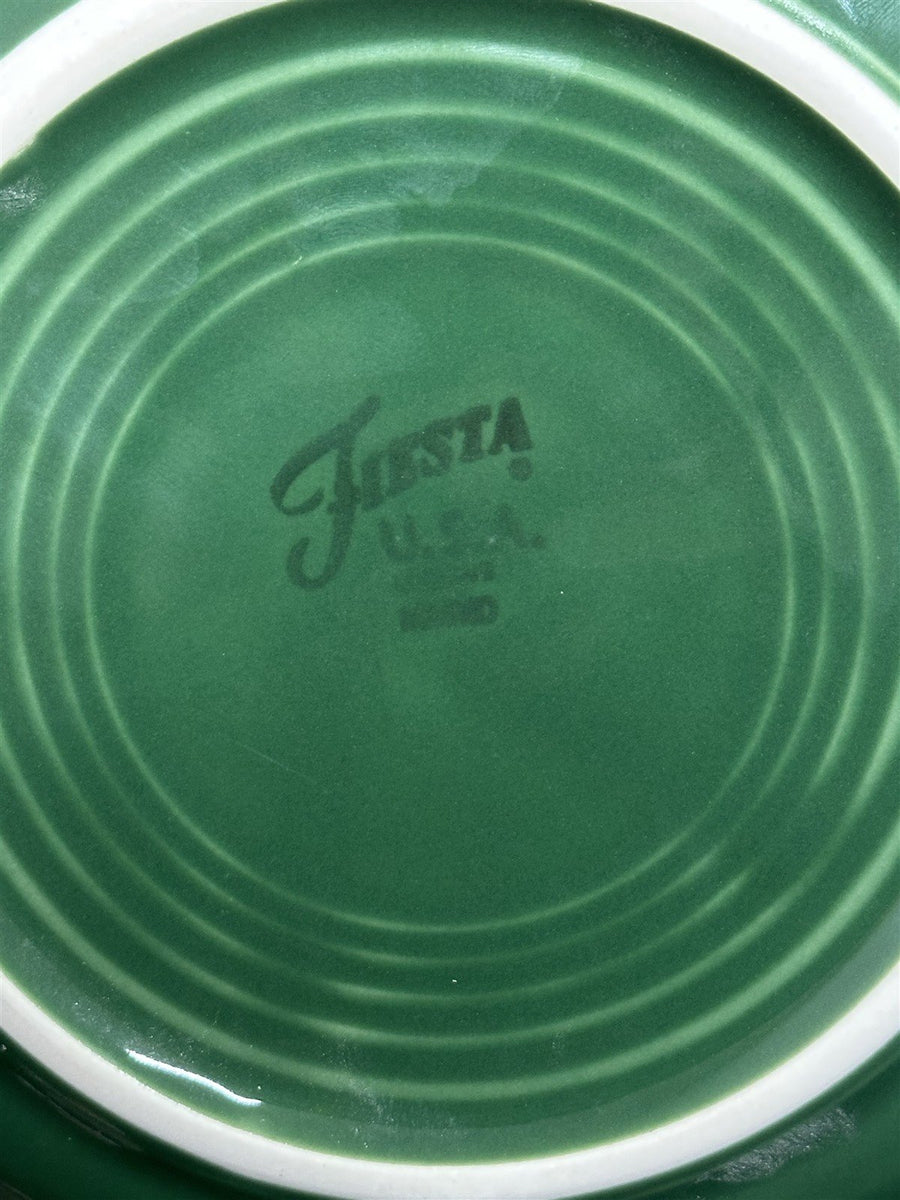 Fiesta - Jade Green Bistro Coupe Salad Plate Homer Laughlin Ceramic