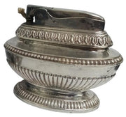 Ronson Silverplate Queen Anne Tabletop Lighter Vintage Collectible Gift Idea