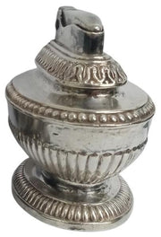 Ronson Silverplate Queen Anne Tabletop Lighter Vintage Collectible Gift Idea