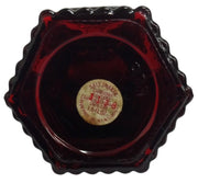 Avon Strawberry Bath Foam & Charisma Cologne Ruby Glass Bottles Vintage