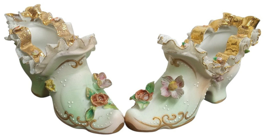Andrea By Sadek Porcelain Shoes Vintage Collectible Knick Knacks Gift Idea