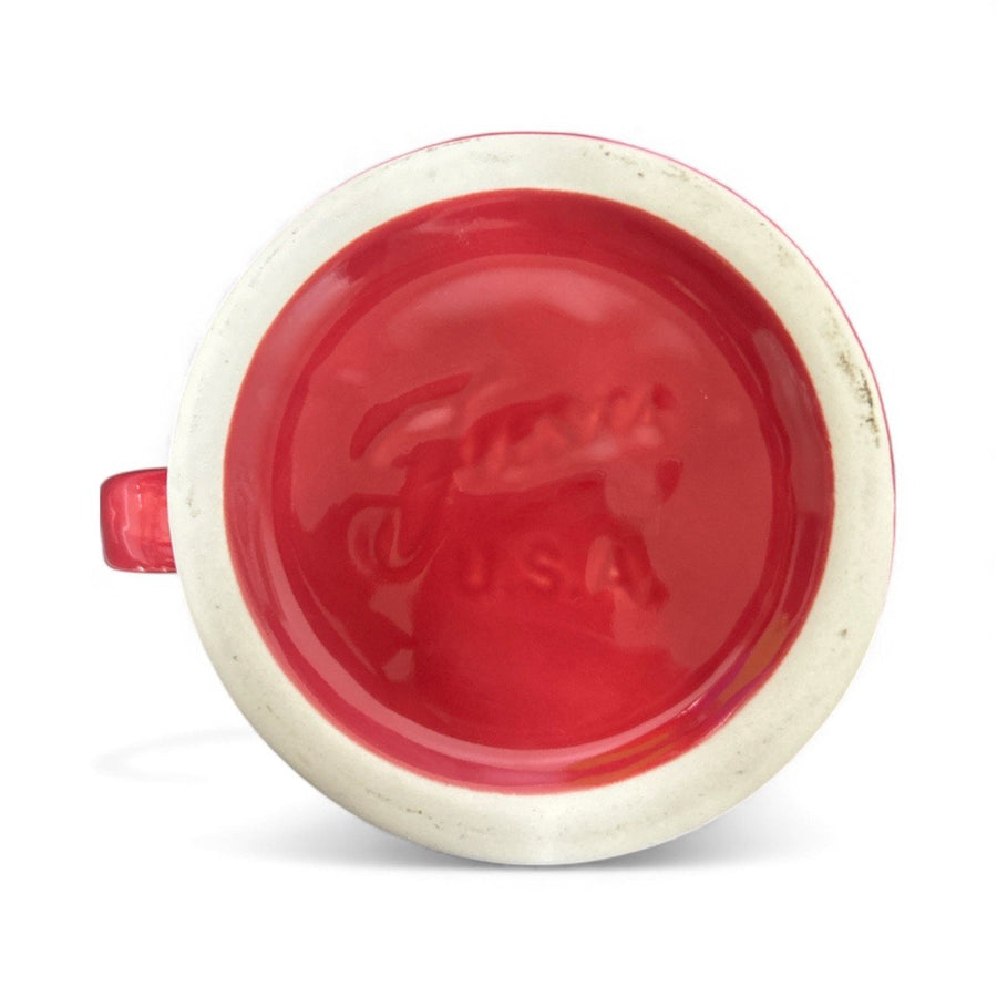 Fiesta - Scarlet Red Beer Stein Pint Mug Ceramic Homer Laughlin Drinkware
