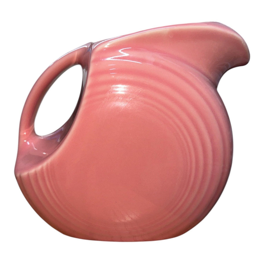 Fiesta - Peony Pink Large 67oz Disk Pitcher Homer Laughlin Ceramics