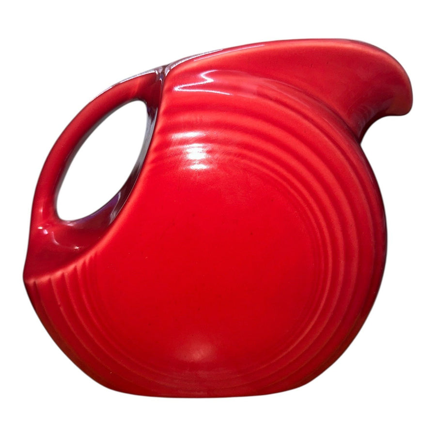 Fiesta - Scarlet Red Large 67oz Disk Pitcher Homer Laughlin Ceramics