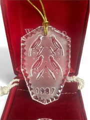 Waterford Crystal Eleven Days of Christmas Ornaments
