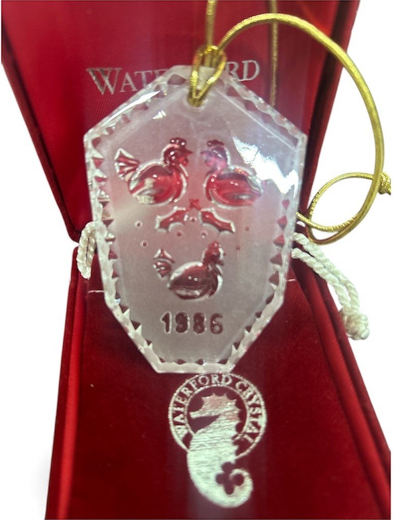 Waterford Crystal Eleven Days of Christmas Ornaments