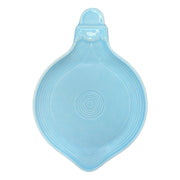 Fiesta - Sky Blue Ornament Shaped Festive Plate Homer Laughlin Ceramics