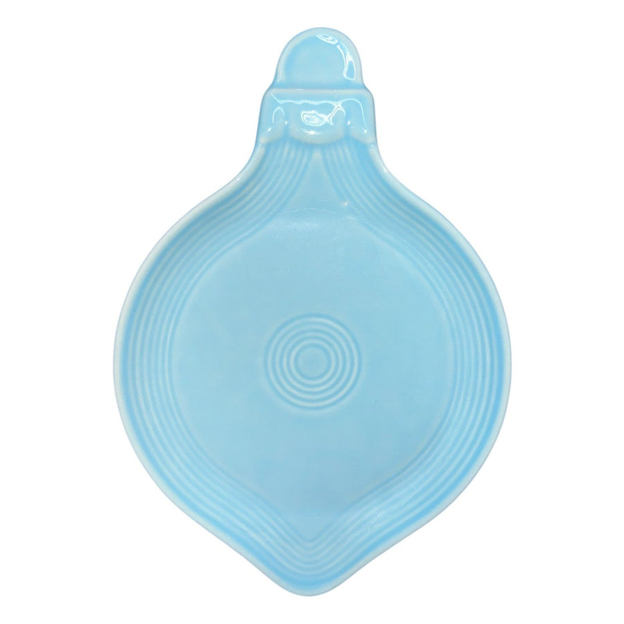 Fiesta - Sky Blue Ornament Shaped Festive Plate Homer Laughlin Ceramics