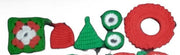 Christmas Handmade Crochet Random Lot Set Of 7 Festive Decorative Holidays