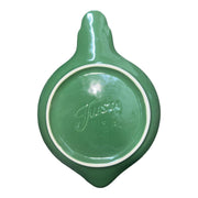 Fiesta - Jade Green Ornament Shaped Festive Plate Homer Laughlin Ceramics