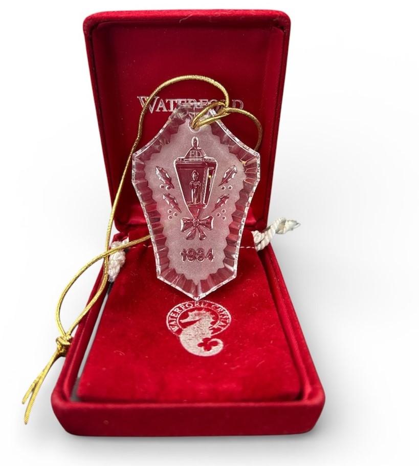 Waterford Caring For Your Crystal 1984 Christmas Ornament