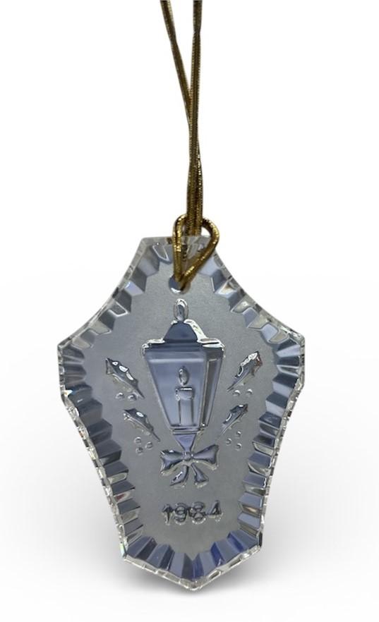Waterford Caring For Your Crystal 1984 Christmas Ornament