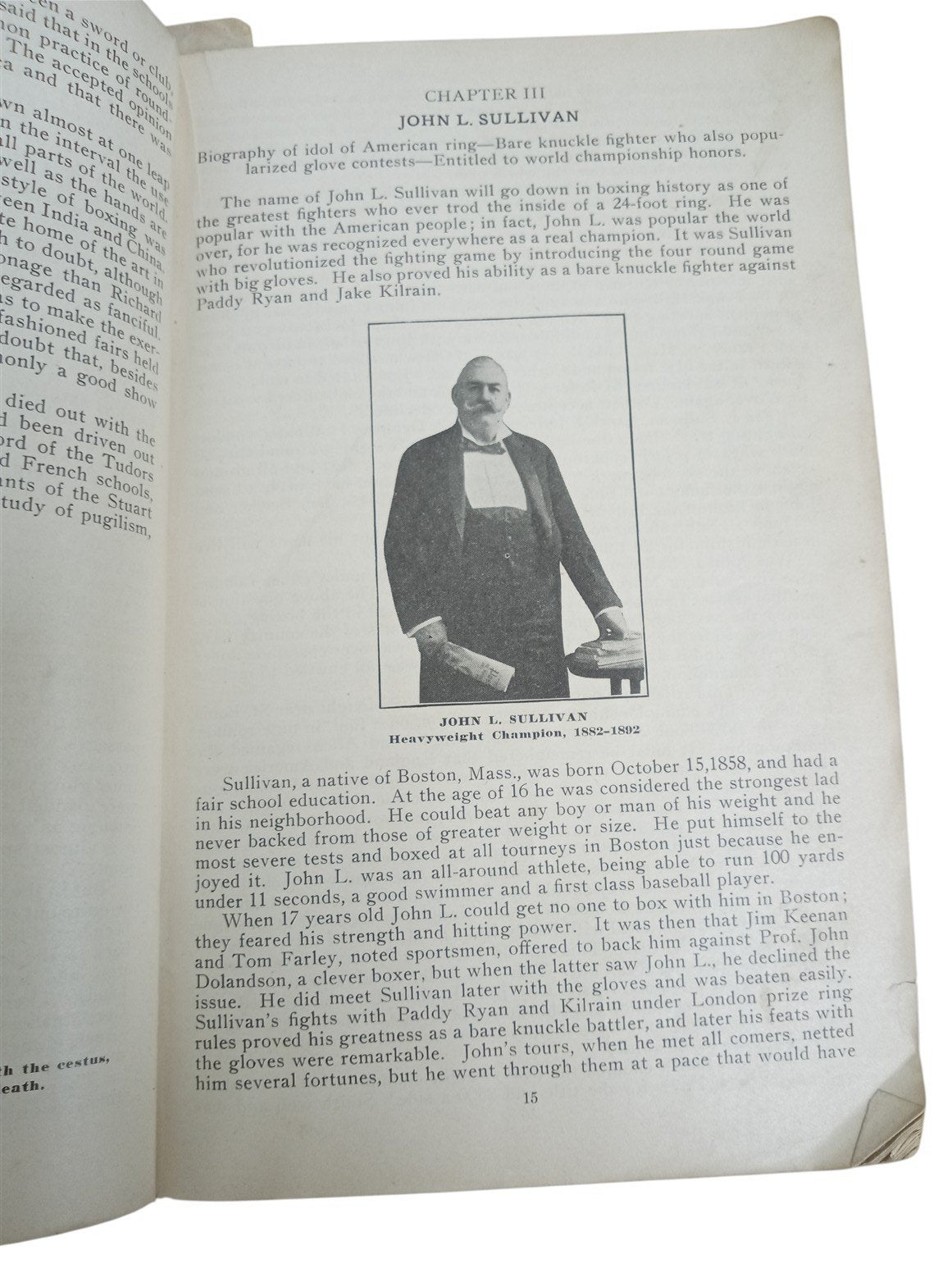 Book 1920s Ring Battles Of Centuries Sports Almanac Antique Historical