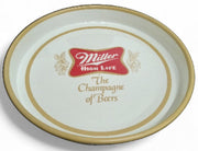 Miller High Life Round Tray 13" Retro Collectible Decorative Nostalgic Mancave