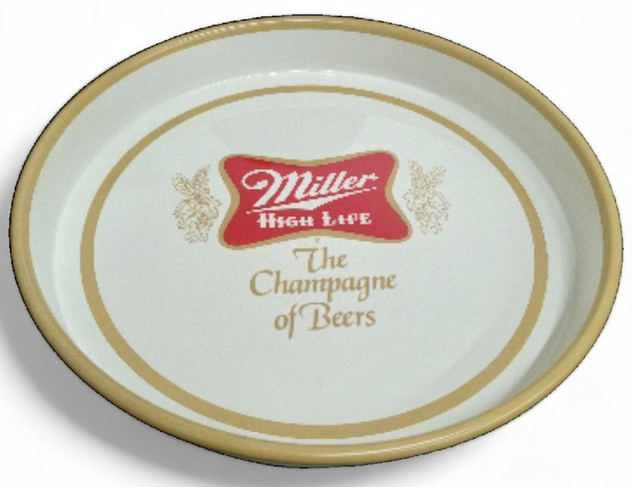 Miller High Life Round Tray 13" Retro Collectible Decorative Nostalgic Mancave