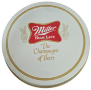 Miller High Life Round Tray 13" Retro Collectible Decorative Nostalgic Mancave
