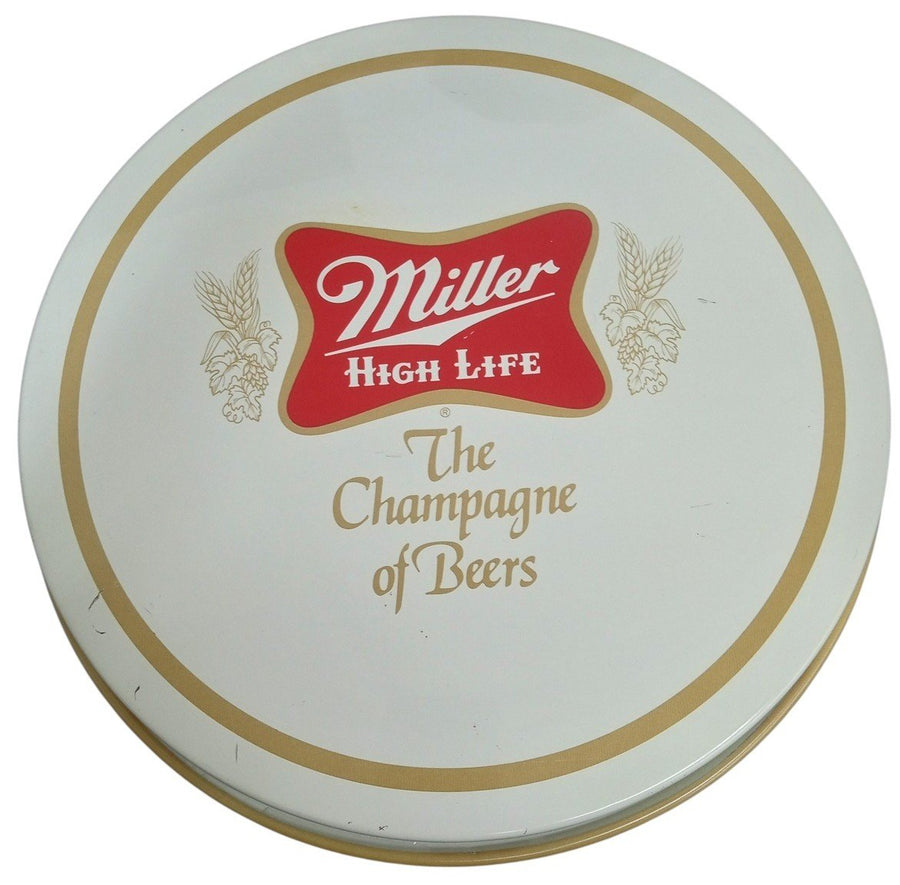 Miller High Life Round Tray 13" Retro Collectible Decorative Nostalgic Mancave