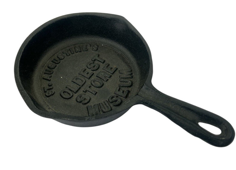 Cast Iron Saint Augustine’s Oldest Store Museum Miniature Skillet Ashtray