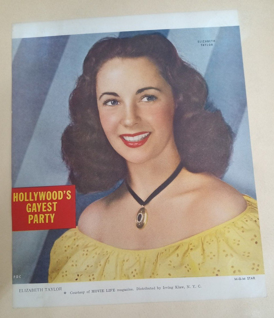Scrapbook Golden Age Of Hollywood 1940s Antique Collectible Historical