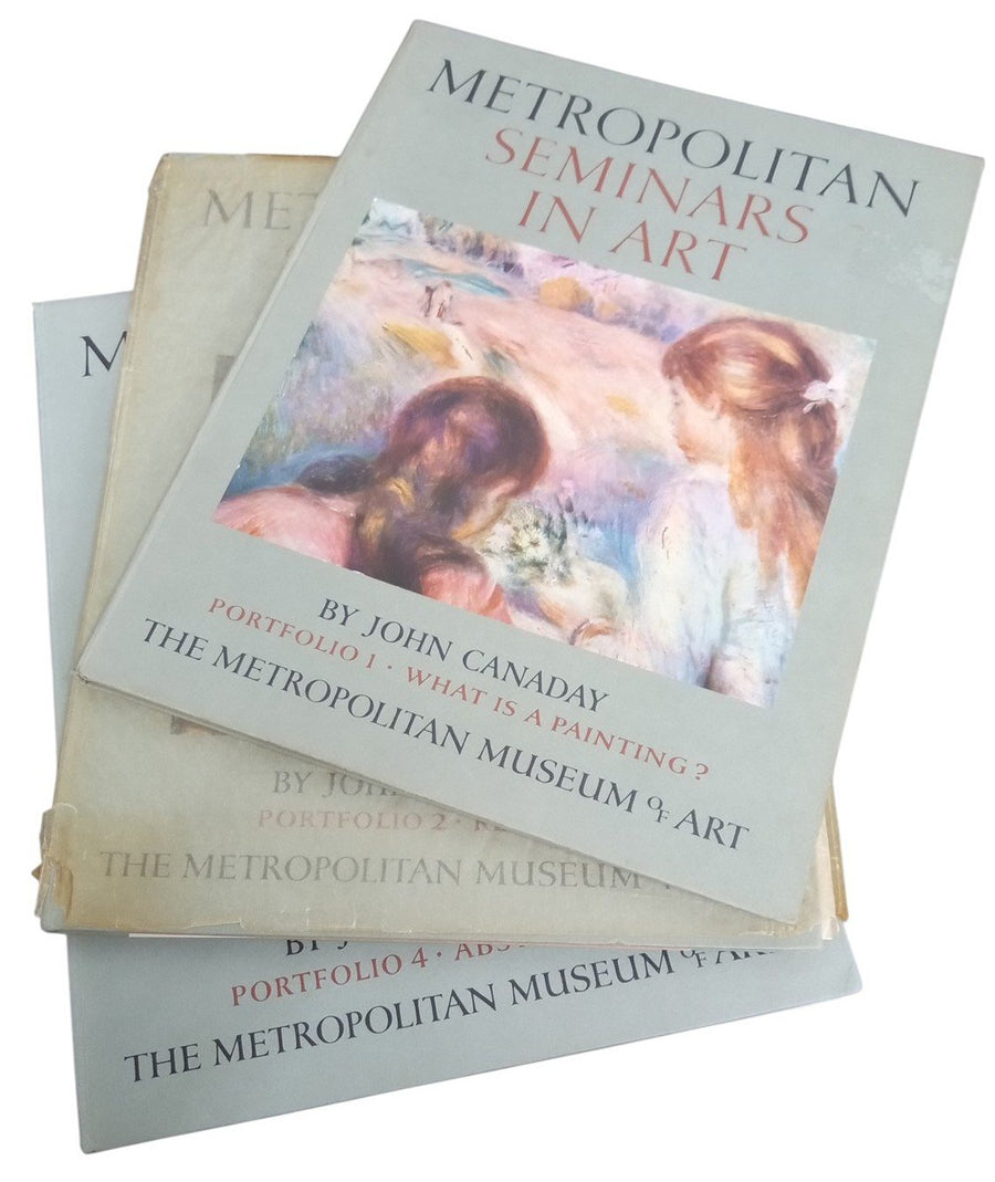 Books Metropolitan Seminars In Art Portfolios 1,2 & 4 Vintage Collectible 1950s