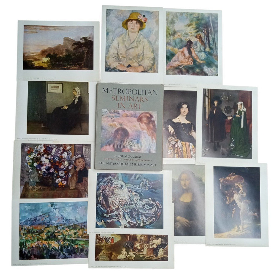 Books Metropolitan Seminars In Art Portfolios 1,2 & 4 Vintage Collectible 1950s