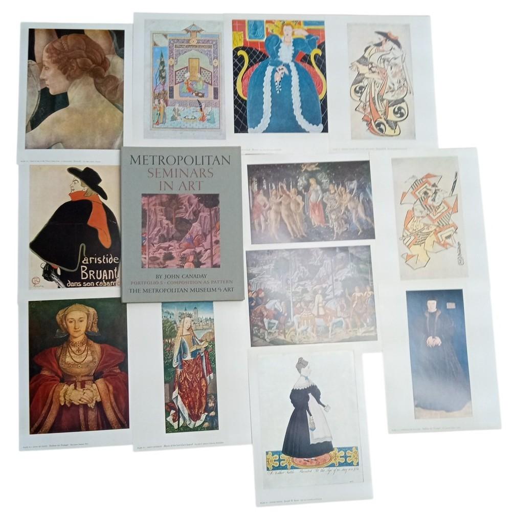 Books Metropolitan Seminars In Art Portfolios 5 & 6 Vintage Collectible 1950s