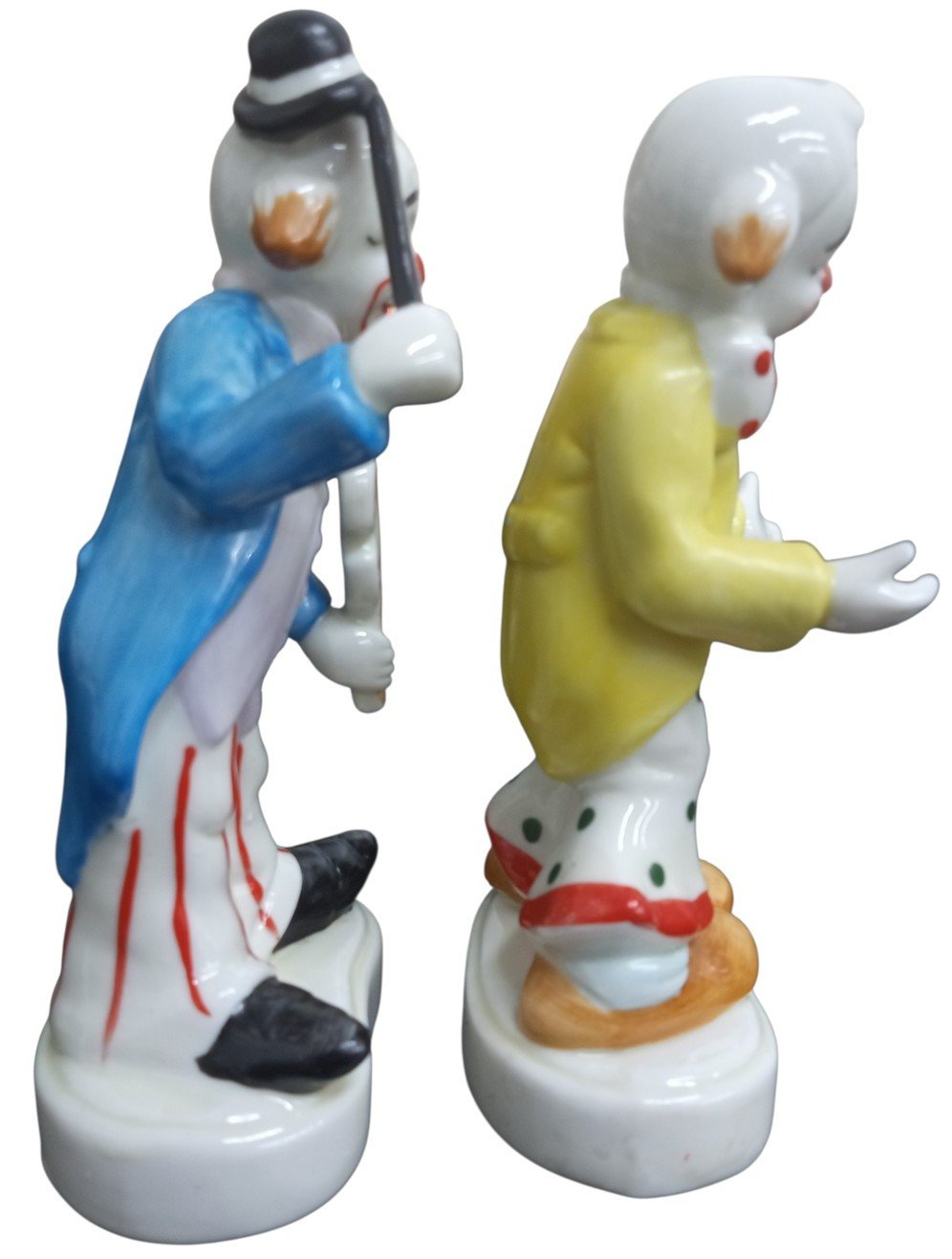 Homco Clown Figurines Ceramic Vintage Collectible Decorative Clowncore