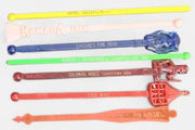 Cocktail Swizzle/Stir Sticks Set Of 16 Vintage Collectible Nostalgic Barware