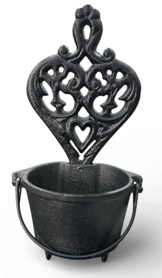 Cast Iron Canada Forge Bucket Wall Decor