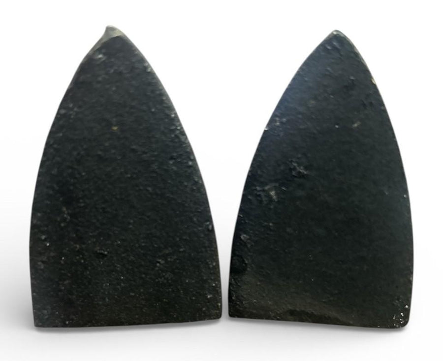 Cast Iron Pair of Vintage Sad Miniature Irons