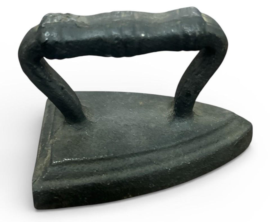 Cast Iron Pair of Vintage Sad Miniature Irons
