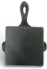 Cast Iron Pair of John Wright Amish Design Vintage Ashtray Skillets