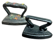 Cast Iron Medium and Small Sad Irons Paperweights