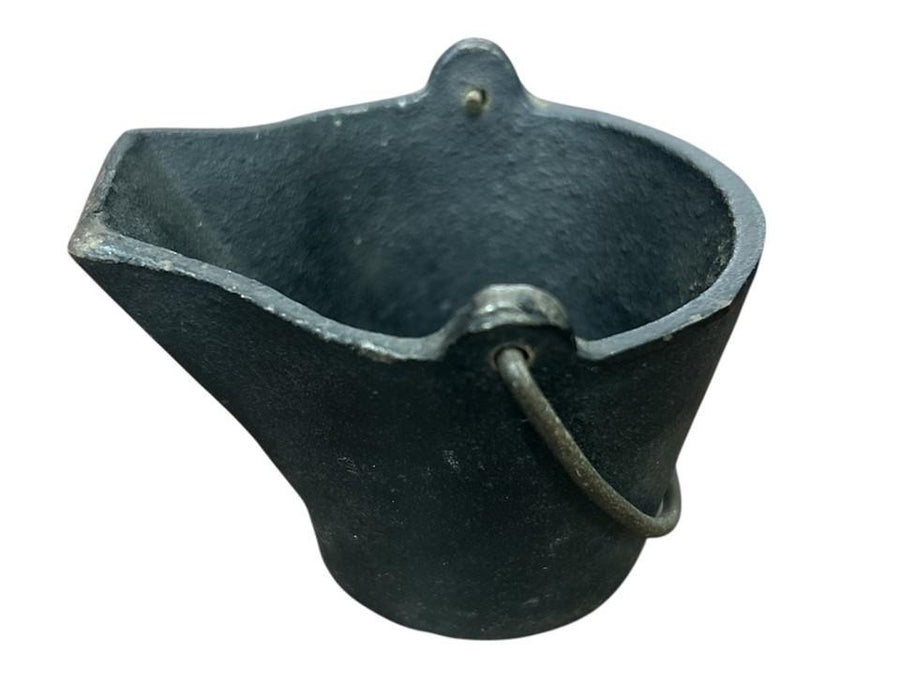 Cast Iron Lot of 4 Miniature Coal Sample Scuttle Buckets