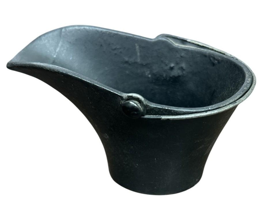 Cast Iron Lot of 4 Miniature Coal Sample Scuttle Buckets