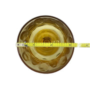 MCM Hazel Atlas El Dorado Lyric Gold Footed 5.5in Glass Goblet Set of 12