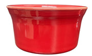Fiesta Scarlet Red Two Piece Homer Laughlin Dip Set with Box