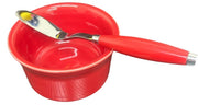 Fiesta Scarlet Red Two Piece Homer Laughlin Dip Set with Box