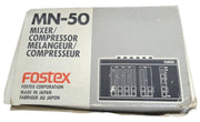 Fostex MN-50 Mixer/Compressor Audio Equipment Retro Collectible 1980s Untested