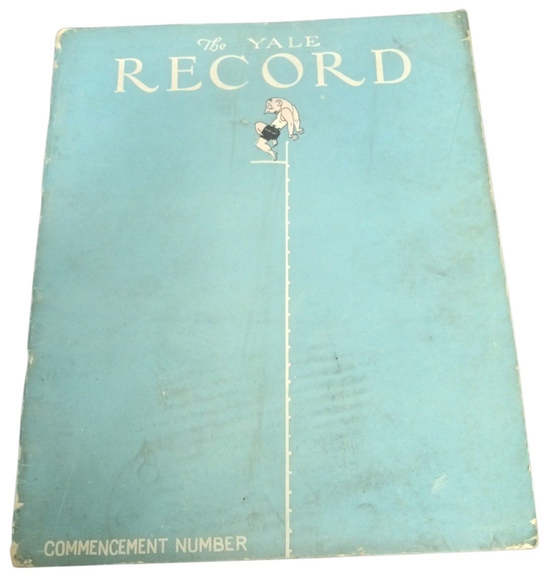 Yale Record Magazines 1926 Set Of 2 Antique Collectible Historical College Humor