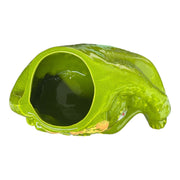 Vintage Napco "Flower Power" 1970s Large Ceramic Floral Frog Cookie Jar