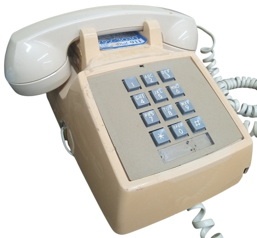 Western Electric Bell System Telephone Beige Retro Nostalgic Decorative Untested