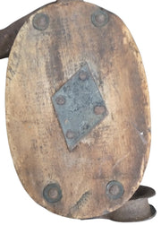 Pulley Hook Iron & Wood Vintage Collectible Industrial Equipment Tools
